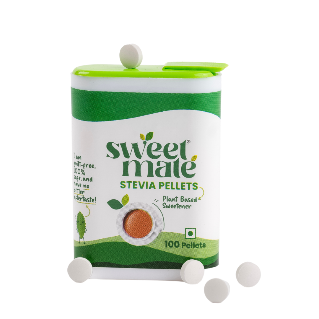 Sweetmate Stevia Tablets 100 Servings/Pack | Plant Based