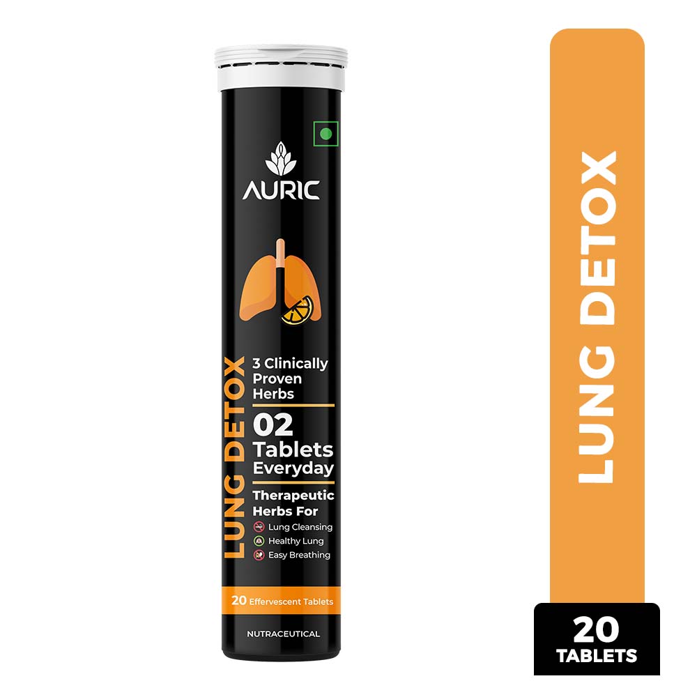 Auric Lung Detox Supplement With Natural Blend of NAC and Herbs