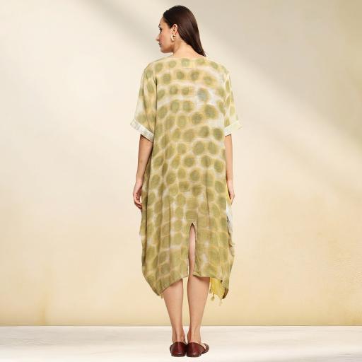 Bageeya "Basant" Handwoven slub cotton Dress