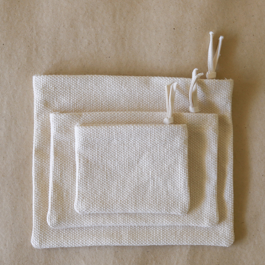 Akiiko Woven Flat Pouches