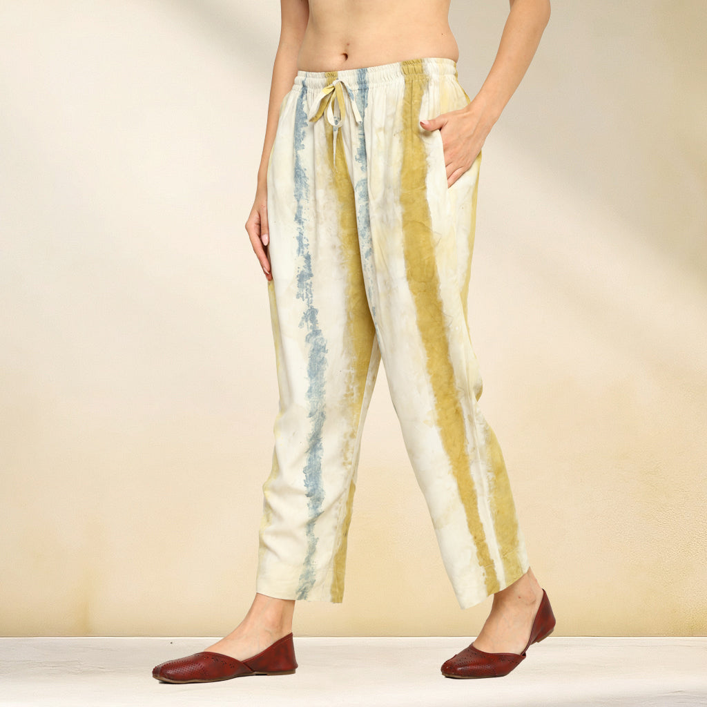 Bageeya " Tranquil Trail " Pant | Crafted with Harda and Indigo