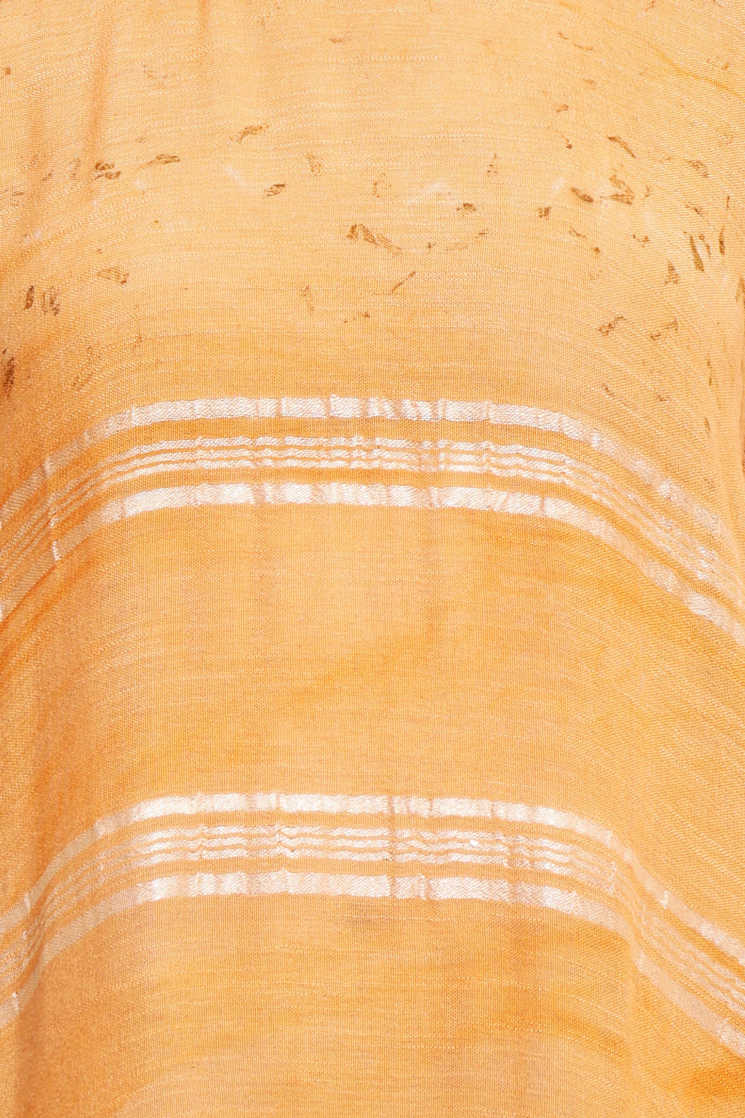 Bageeya "TESU" Handwoven slub cotton Cowl Dress | Crafted with Marigold and Manjishta| Detailed with Zari weave