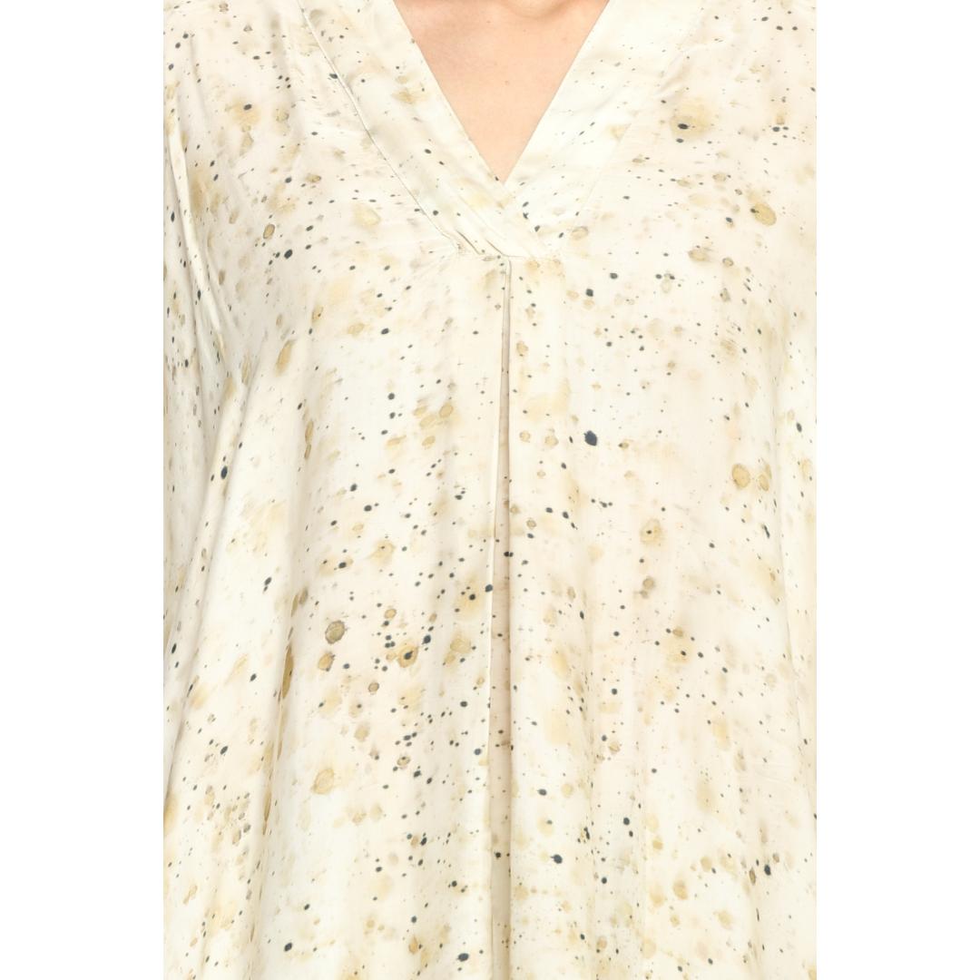 Bageeya "Hanabi" Pure Modal Kimono Tunic | Crafted with Indigo