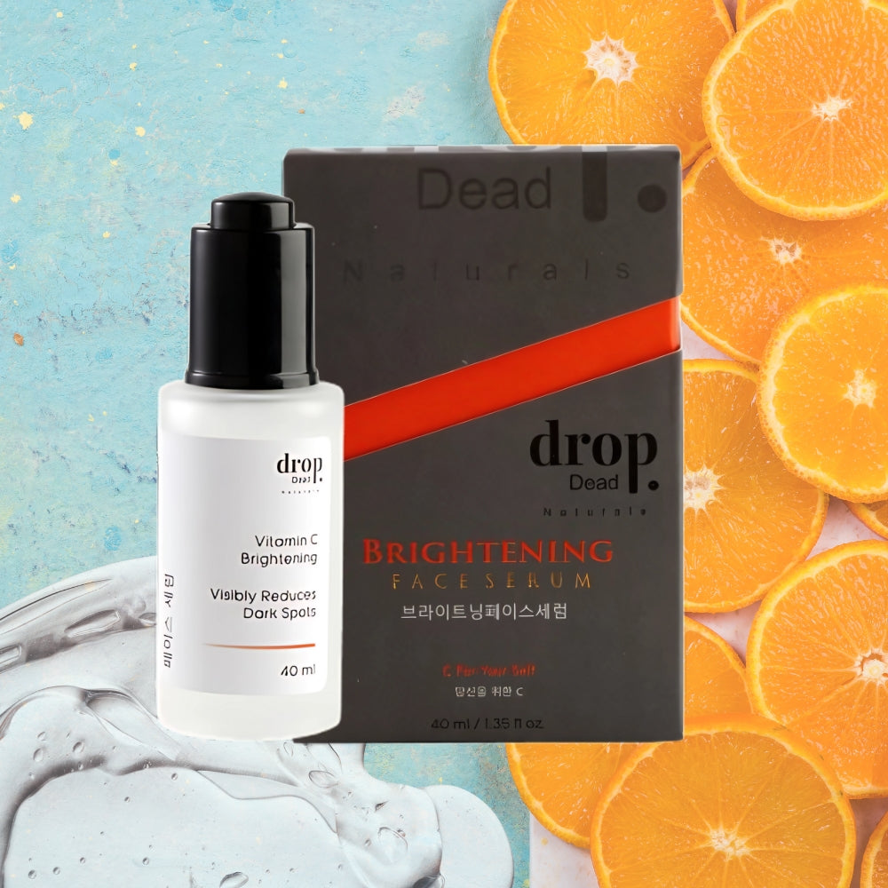 DropDead Naturals Brightening Face Serum | Pack of 2 | 40 ml Each