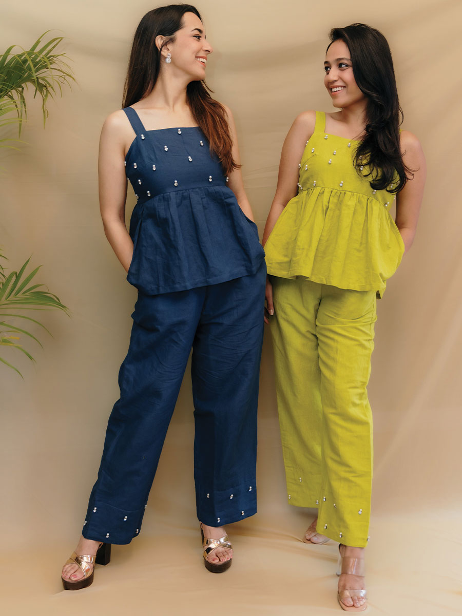 MEERA LINEN CO-ORD SET