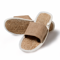 Geosmin Indoor slippers – loofah | open toe slidders (pack of 3)