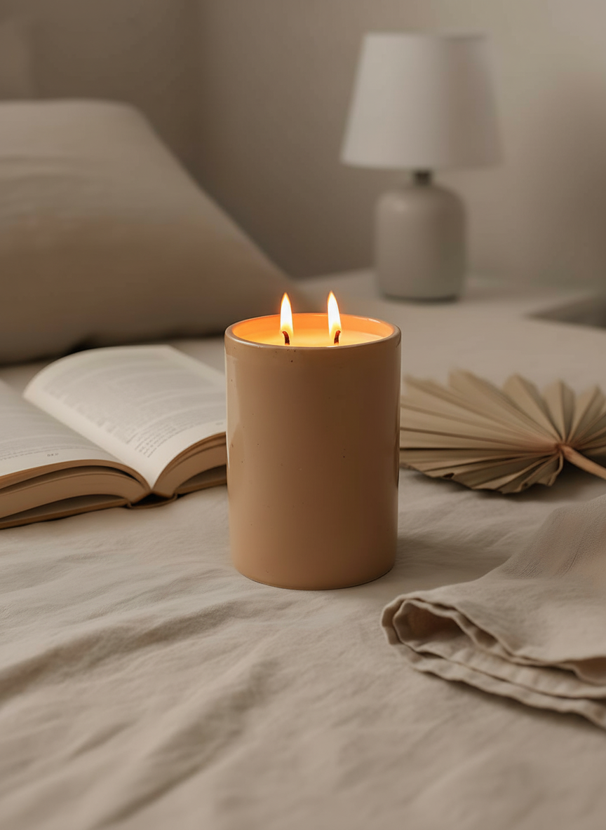 Rasa Home Dune Ceramic Candles | Handcrafted Decorative & Scented Candles