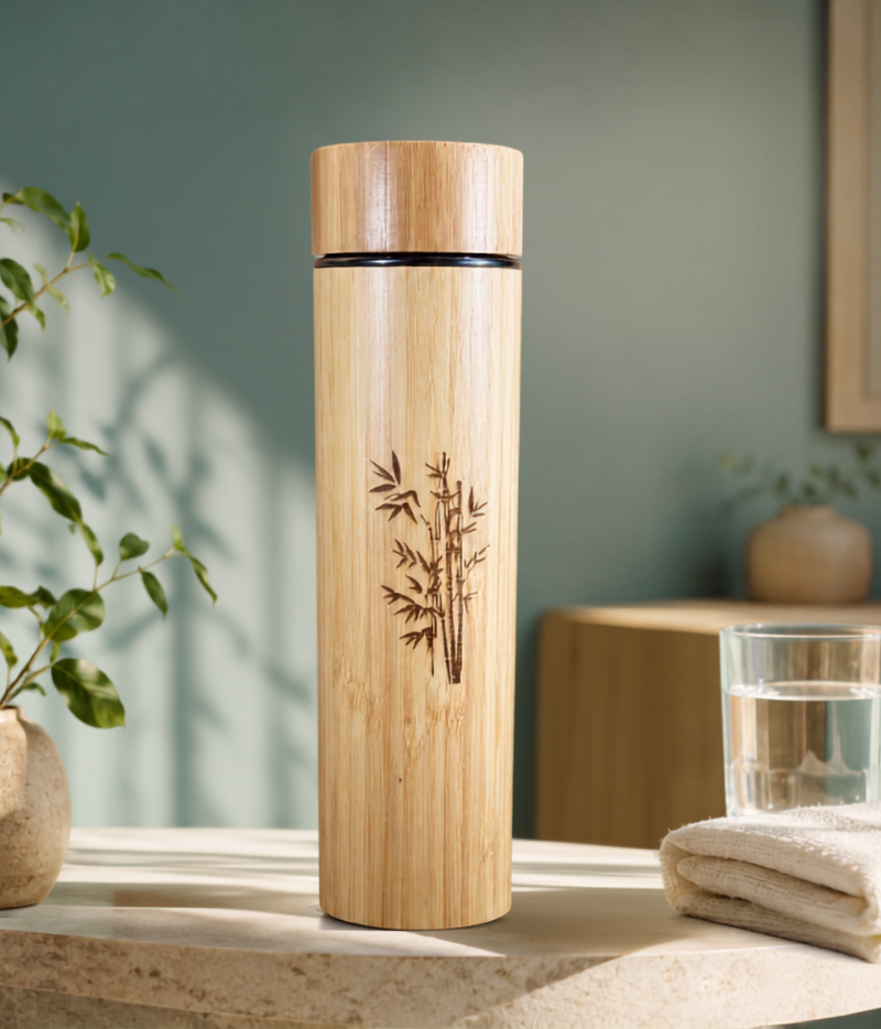 Aegle Sriphal Bamboo Thermo Flasks