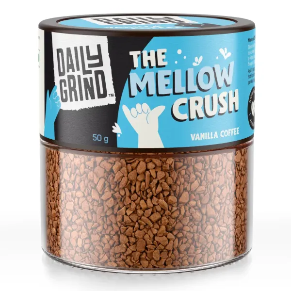 Daily Grind The Mellow Crush Vanilla Instant Coffee - 50 Grams