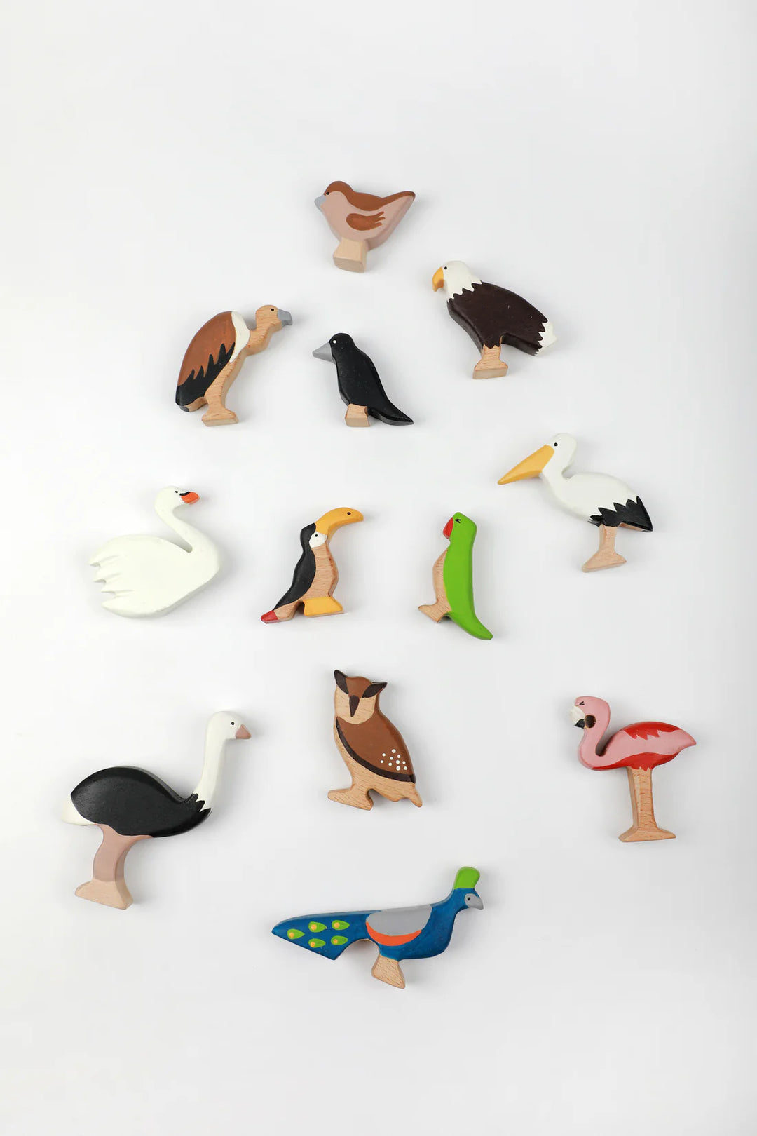 BIRCH & BUG Flock of Birds - Set of 12