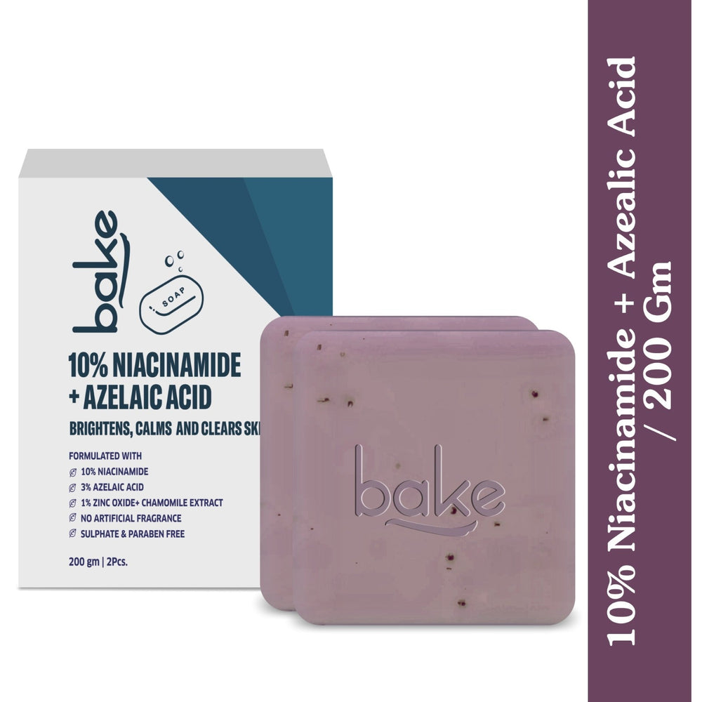 10% Niacinamide + 3% Azelaic Acid Scrub Treatment Soap (200 Gms Pack of 2)