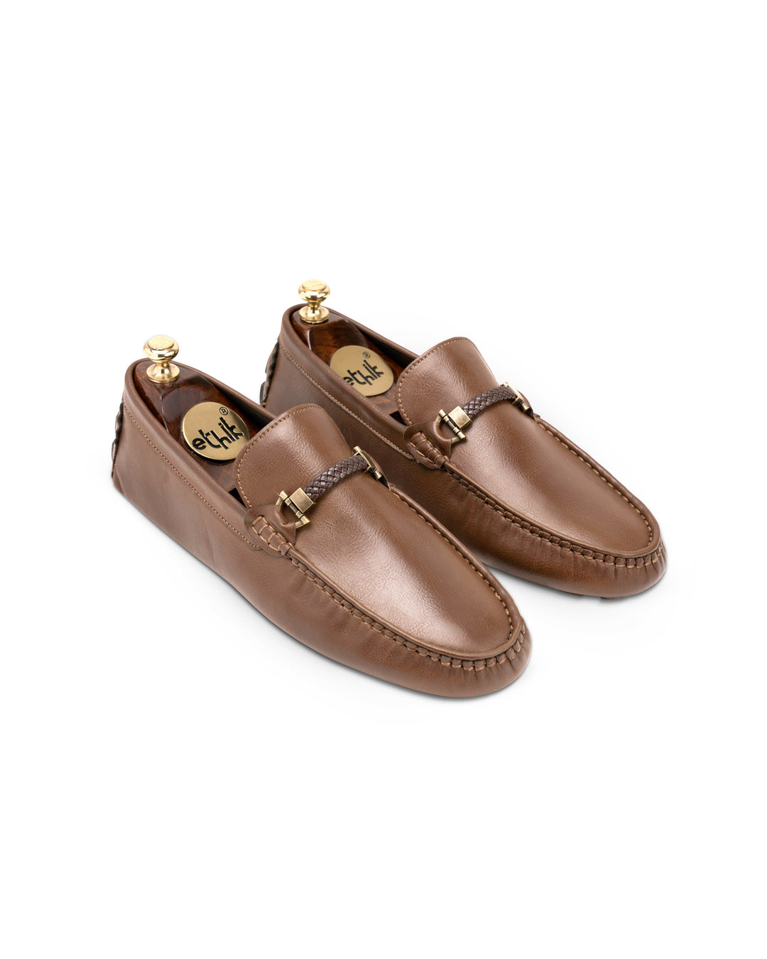 Ethik Hamilton Brown Loafers | Vegan Leather