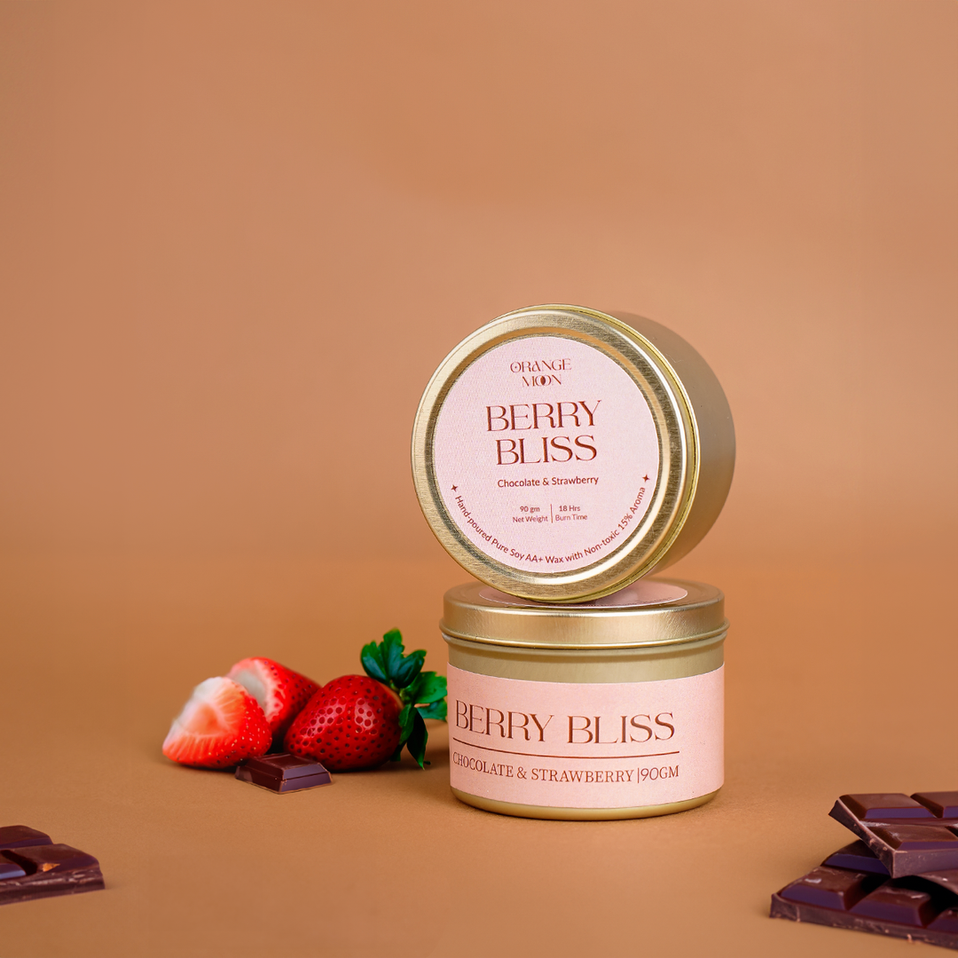 Orange Moon Berry Bliss - Tin Candle