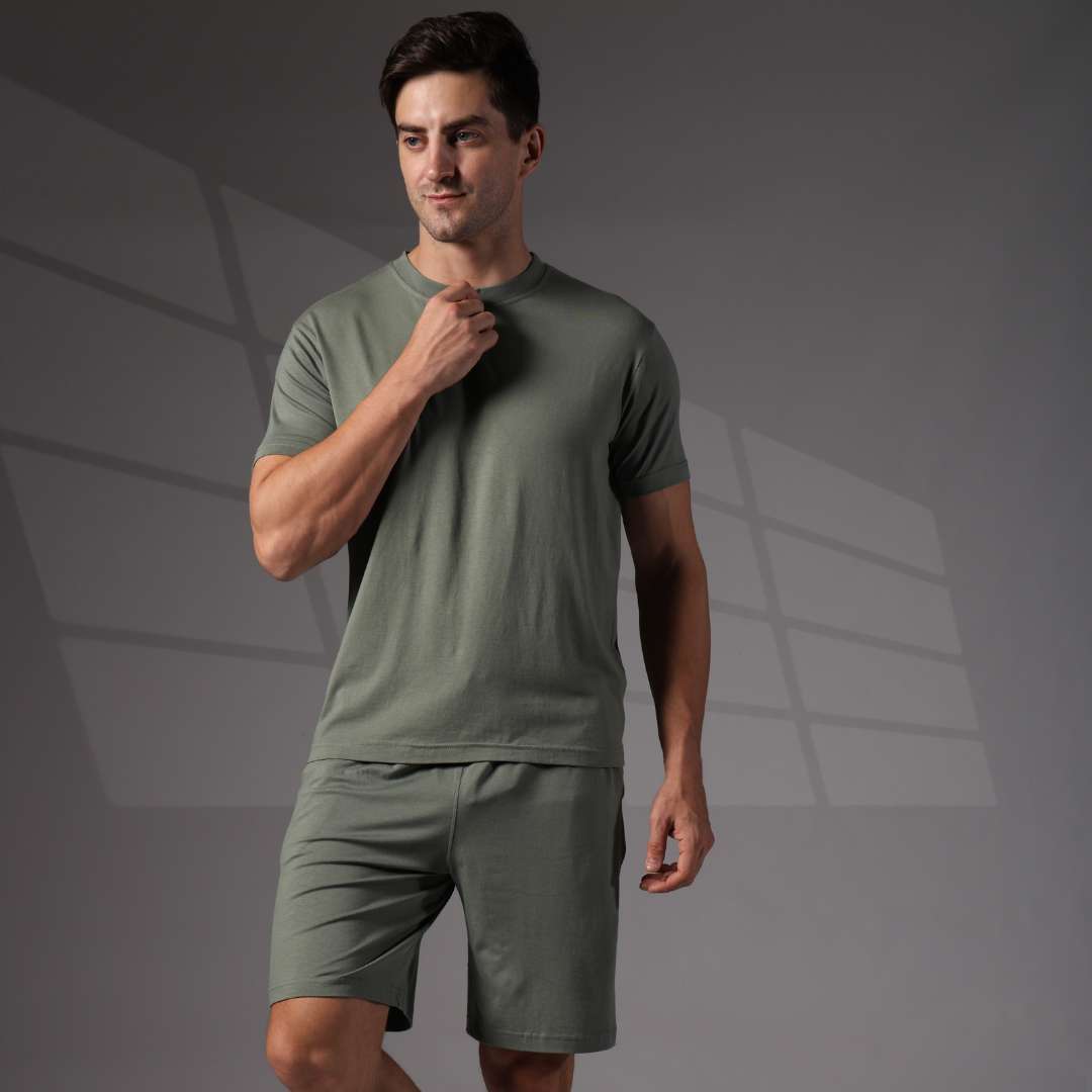 Nature Fab Men’s Organic Bamboo Round Neck Tshirt