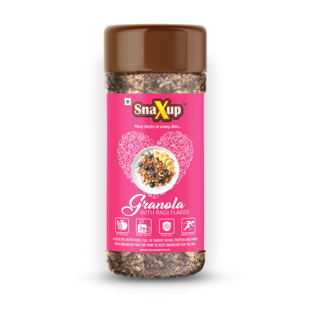 Snaxup Granola With Ragi Flakes