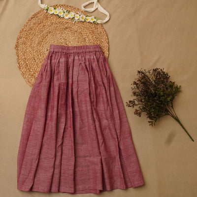 Twirl - Long Cotton Skirt for Girls