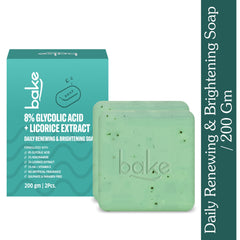 8% Glycolic Acid Scrub Treatment Soap (200 Gms Pack of 2)