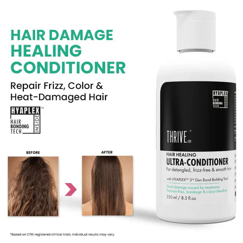 ThriveCo Hair Healing Conditioner | Heals Damaged Caused by Treatment, Reduces Frizz & Breakages | 250 Ml