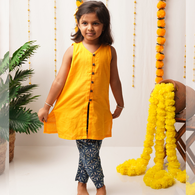 Genda Phool Girl - Kurta Pant Set for girls