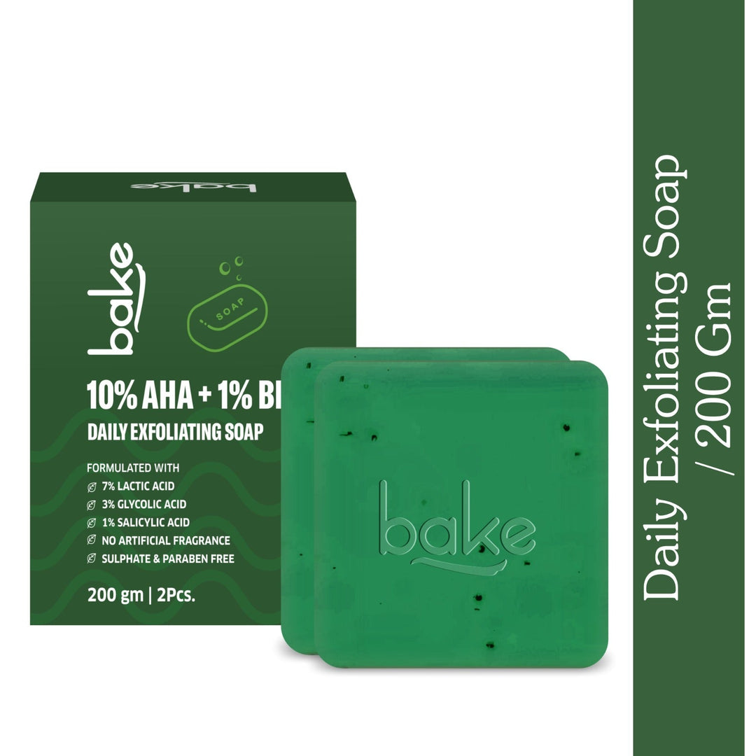 10% AHA + 1% BHA Scrub Treatment Soap (Pack of 2, 200g)