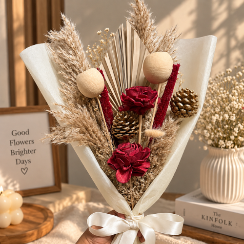 Grande Prairie – 50-Inch Pampas Flower Bouquet