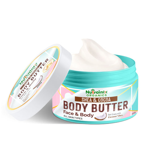 Nutrainix Organics Whipped Skin Salvation Body Butter - 200 gm