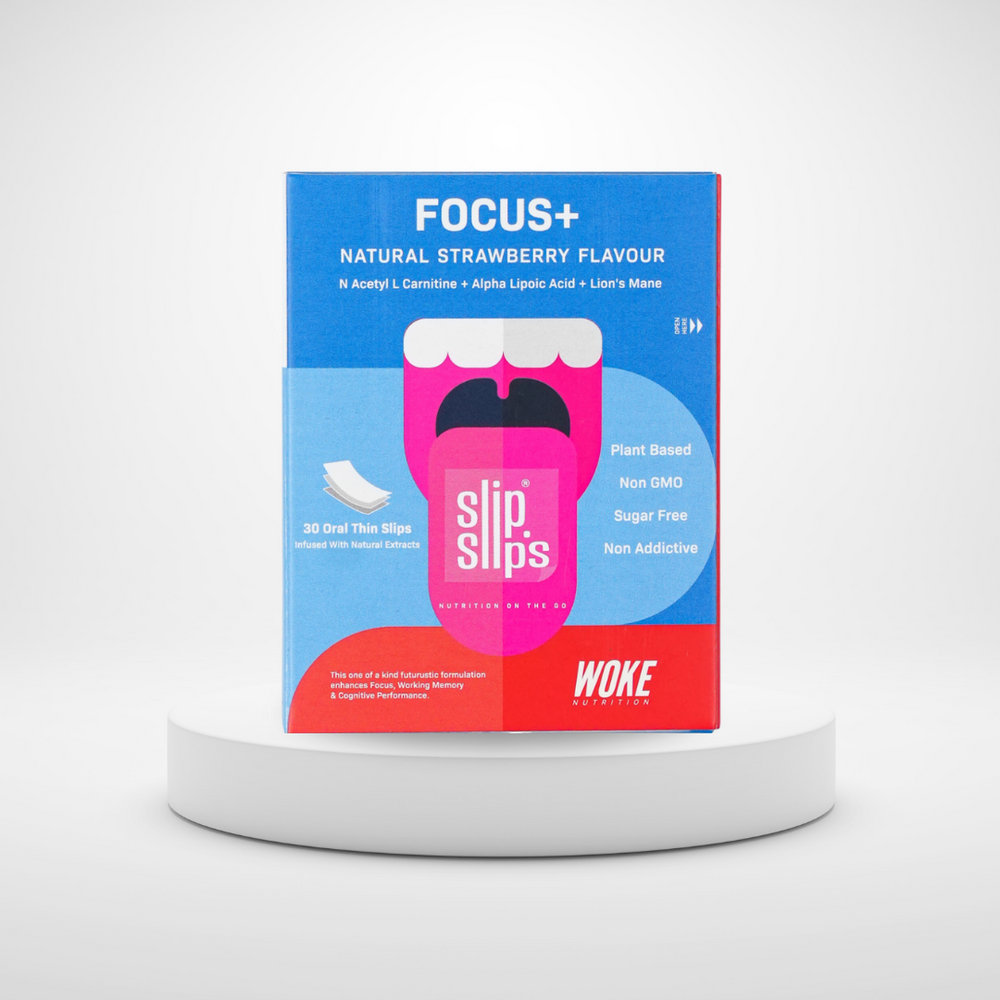 Focus+ Oral Strips | Boost Concentration and Brain Function | 30 Slips