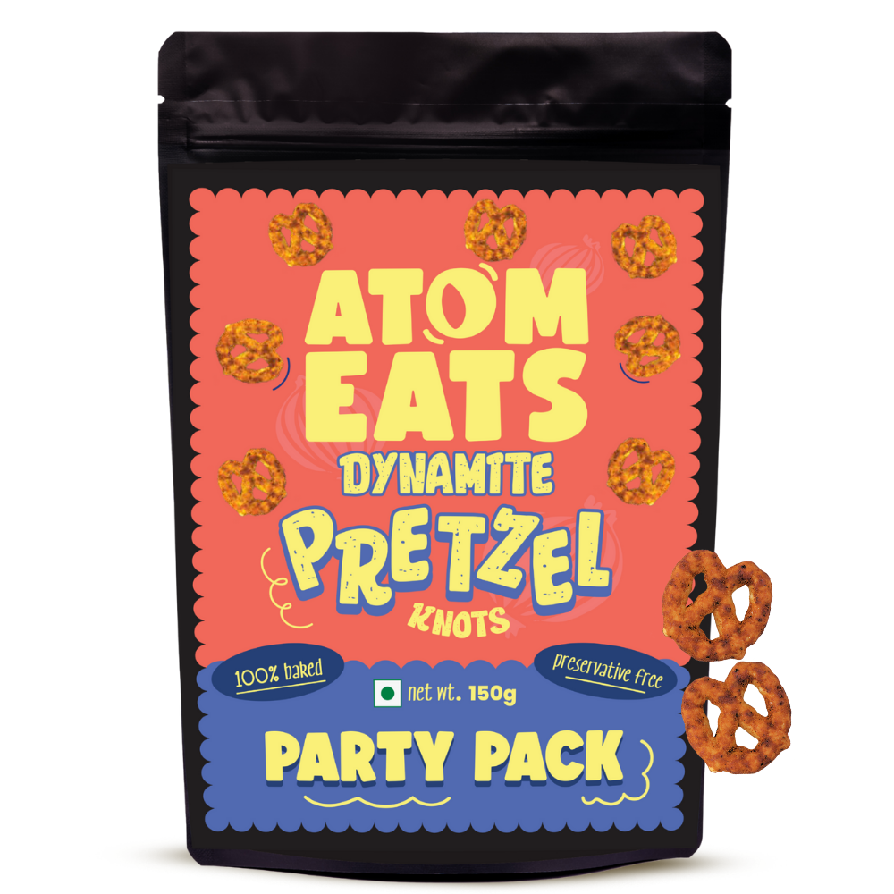 Atom Eats Dynamite Pretzels Party Pack | 150g Pack by Atom Eats