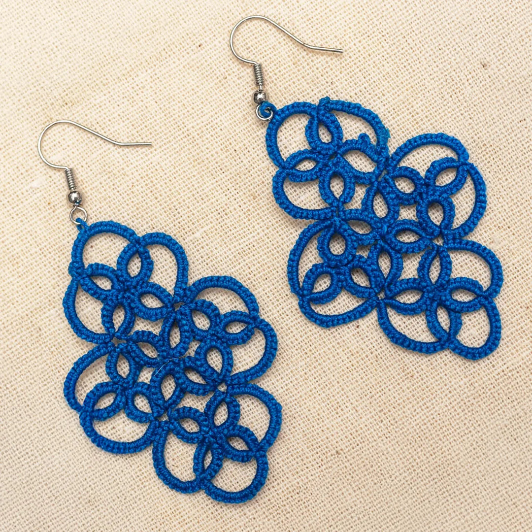 Knots To Nodes Navy Nightfall Earrings