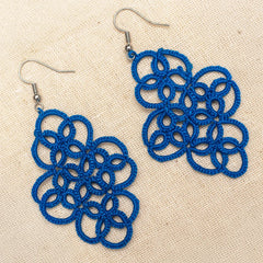 Knots To Nodes Navy Nightfall Earrings