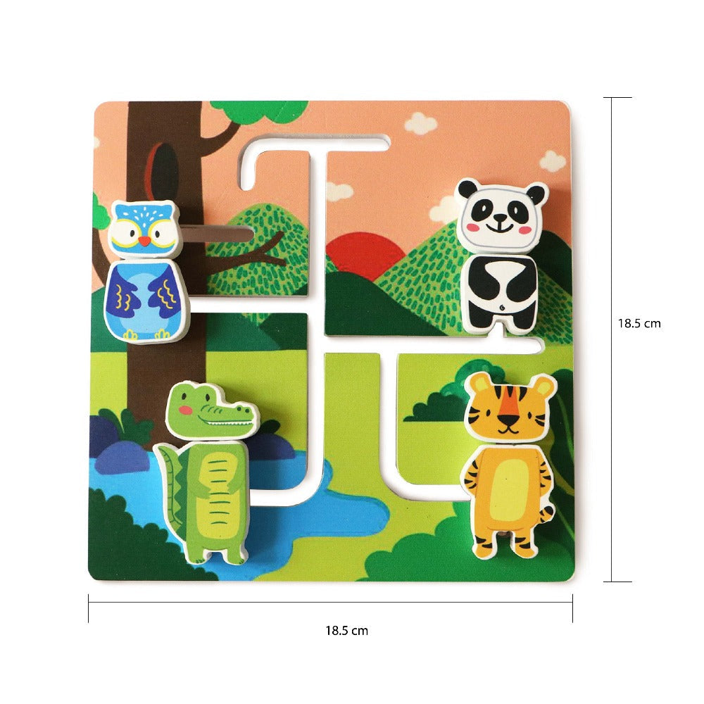 Shumee Jungle Animal Maze for Toddlers