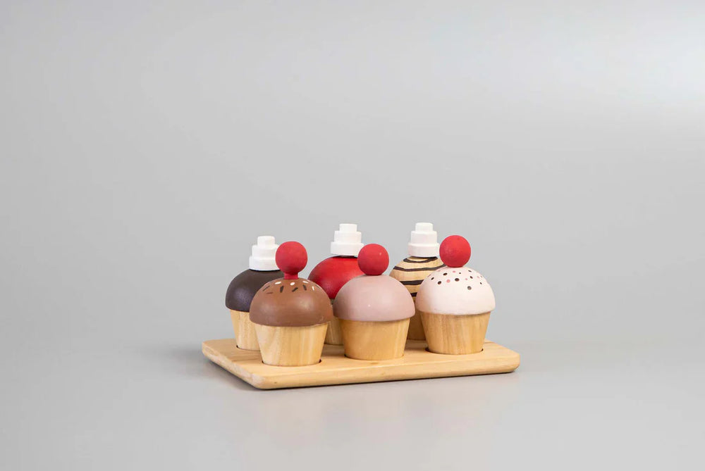 BIRCH & BUG Cupcake PlaySet
