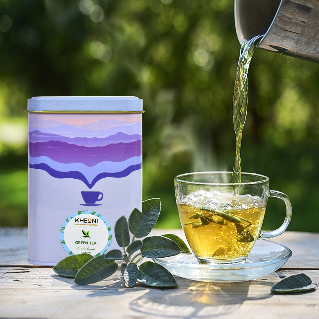 Kheoni Organic Green Tea - 100 Gram