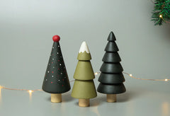 BIRCH & BUG Christmas Trees Set of 3