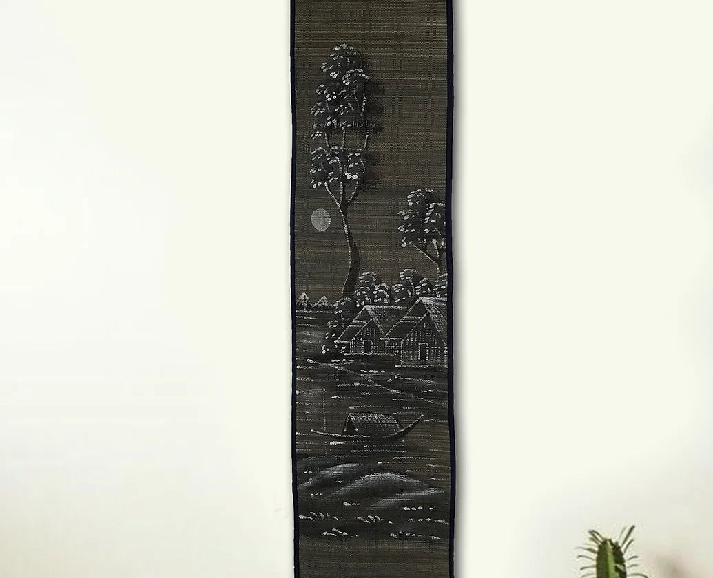 Bamboo Mat Wall Hanging