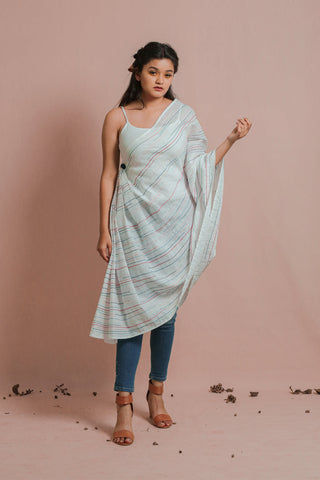 ITIDOR Folle Overlayer - One Shoulder Pleated Sides