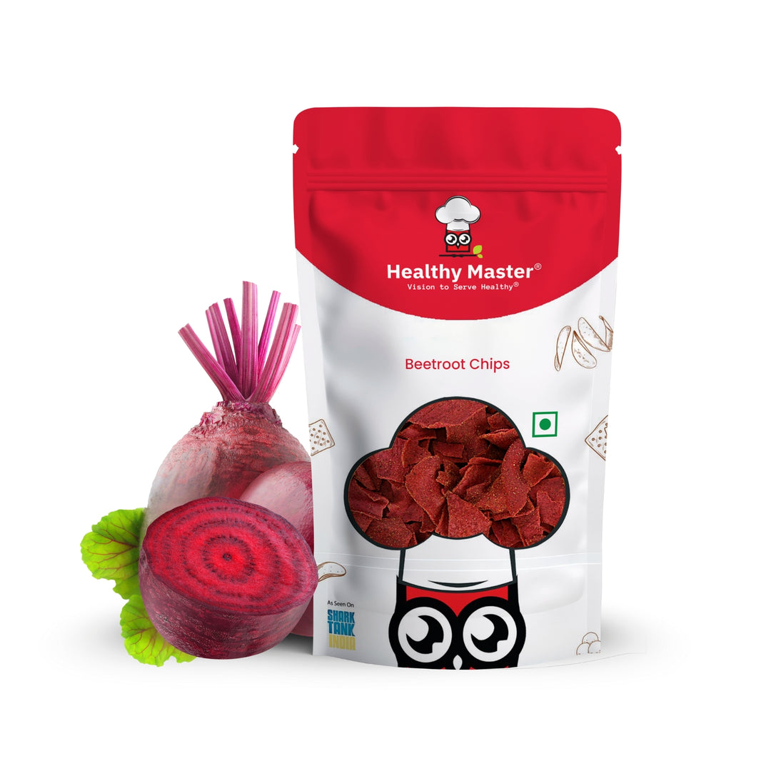 Healthy Master Beetroot Chips - Light and Crispy (Chatpata Spice) | Jain Friendly