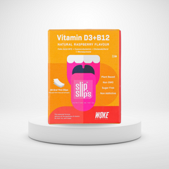Vitamin D3+B12 Oral Strips | Boost Immunity and Overall Health | 30 Slips