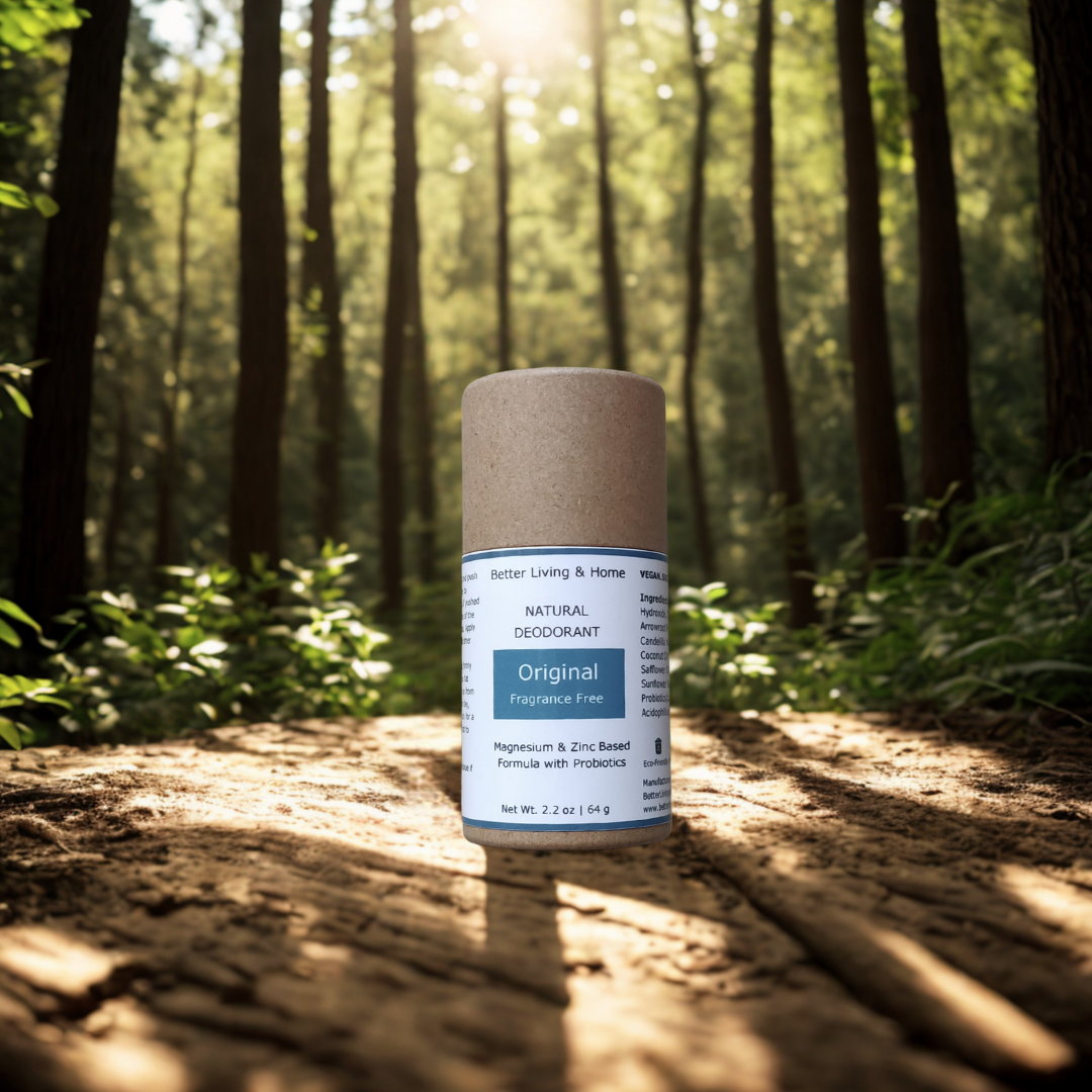 Betterliving And Home Original - Fragrance Free Natural Deodorant Enriched With Magnesium & Probiotics