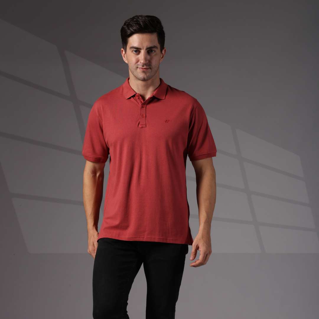 Nature Fab Men’s Organic Bamboo Polo Tshirt