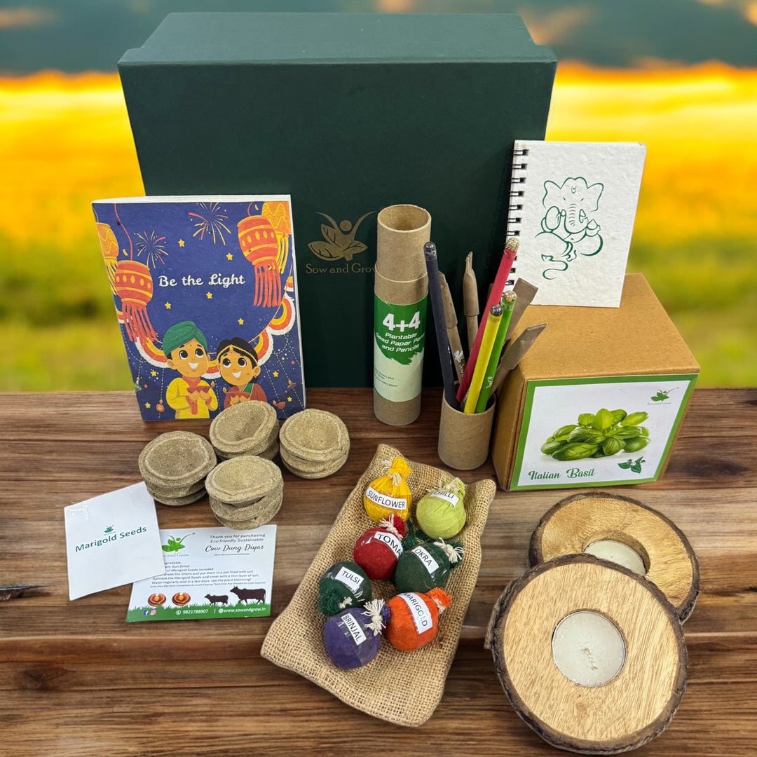 Sow and Grow Diwali MegaBox with Tealight Holders