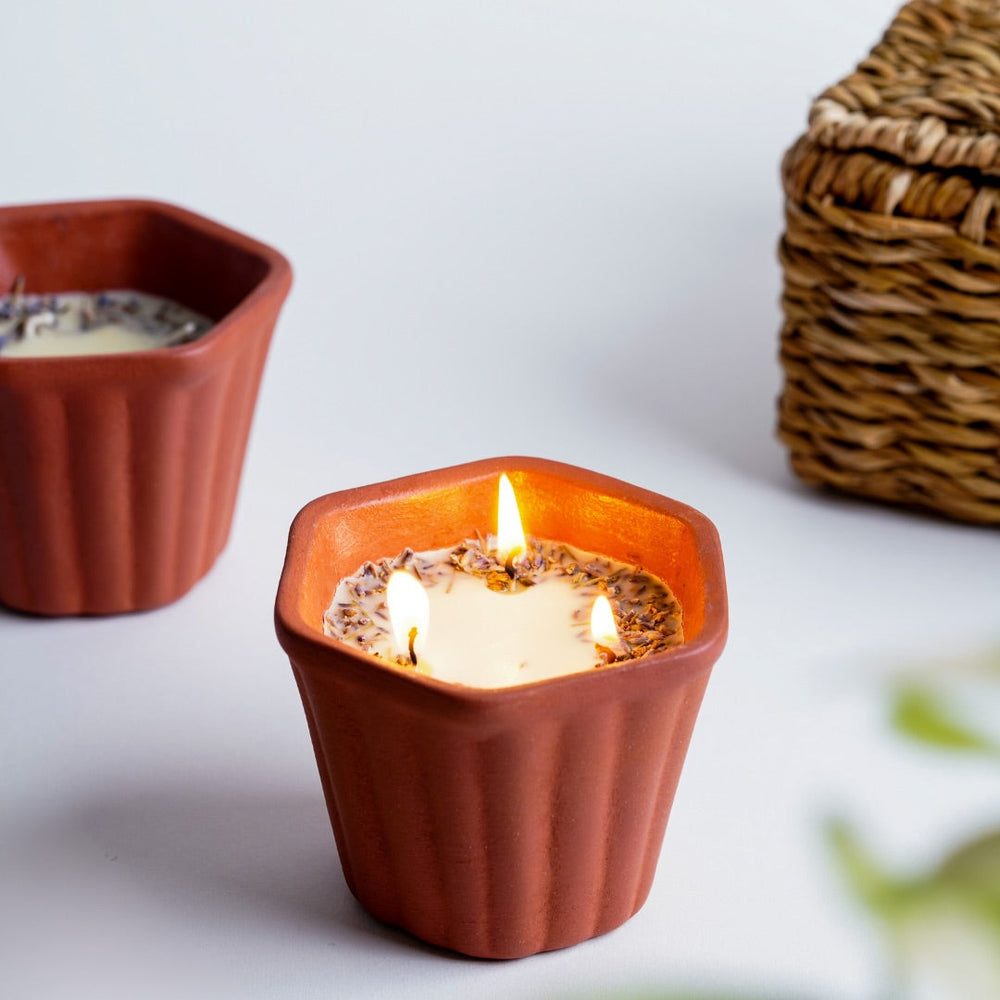 Relaxing Lavender Candle | Soy Wax 3 Wick | Valentine Gift