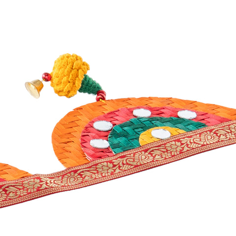 Satrangi Handcrafted Bamboo Marigold Toran