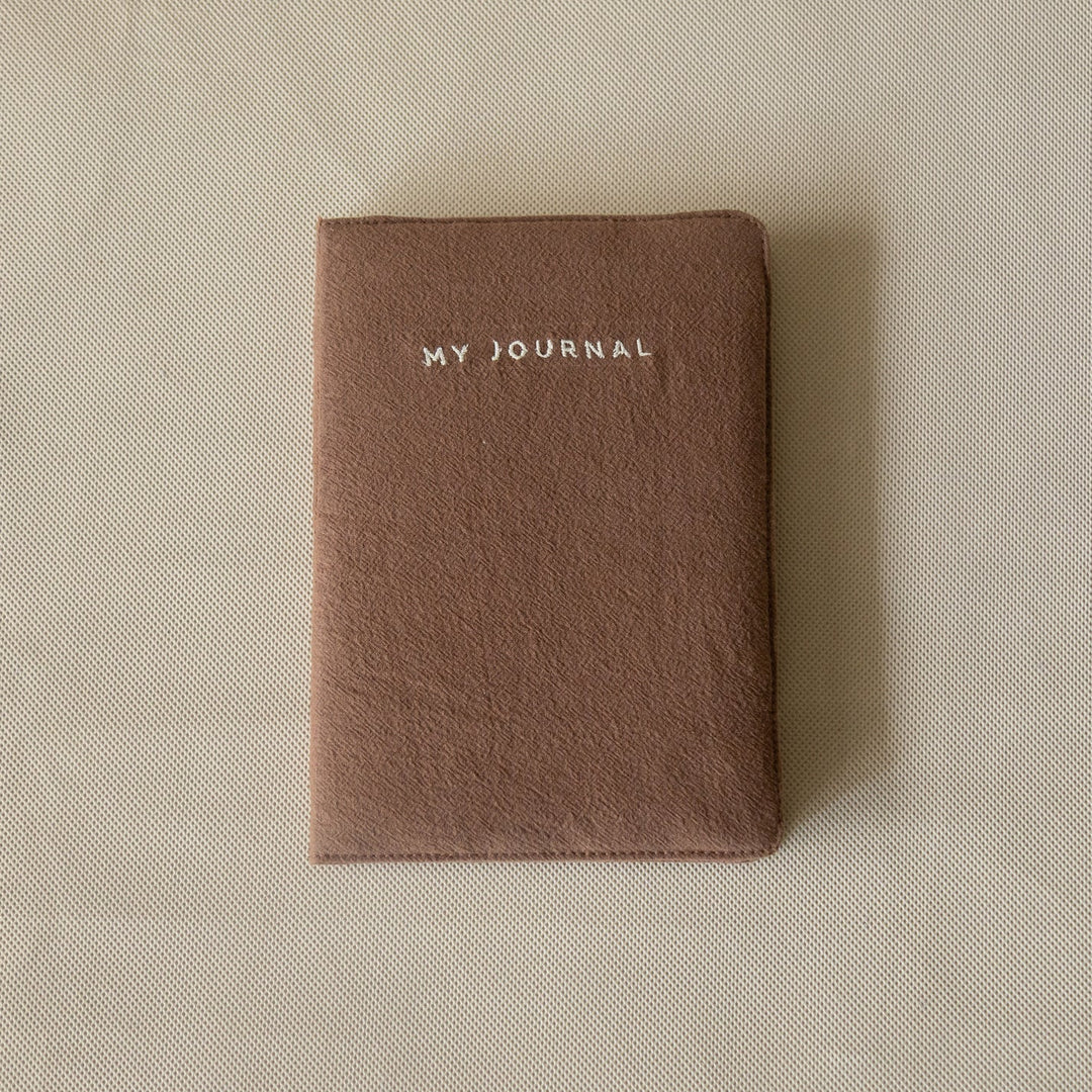 Akiiko Espresso Crinkle Journal