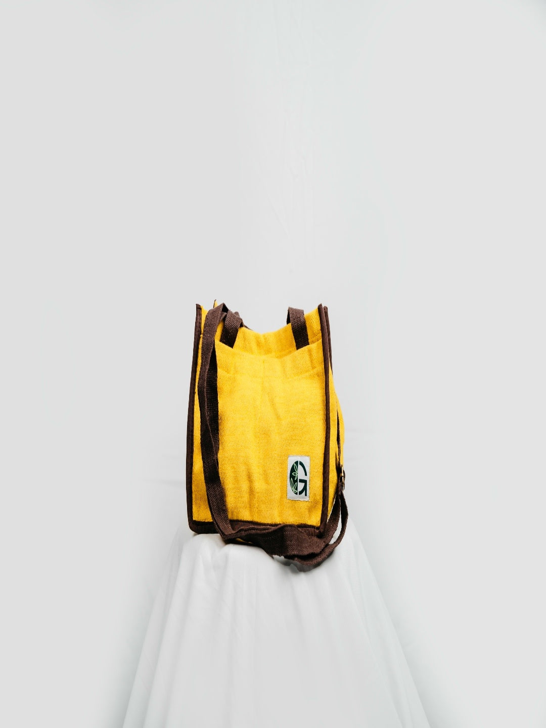 "OG Mini Lunch Tote (Cotton Canvas)  Yellow"