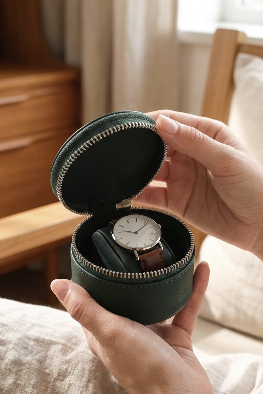 Rogate Small Vegan Leather Watch Case 