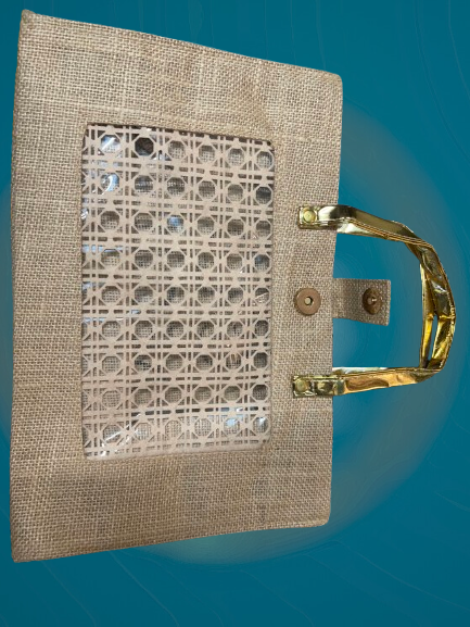 Jute Tote Bag - Netted