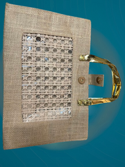 Jute Tote Bag - Netted