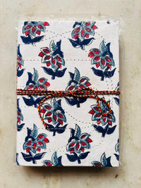 Handcrafted Fabric Diary | 18 × 13 cm | Peekaboo | Softbound with Strings