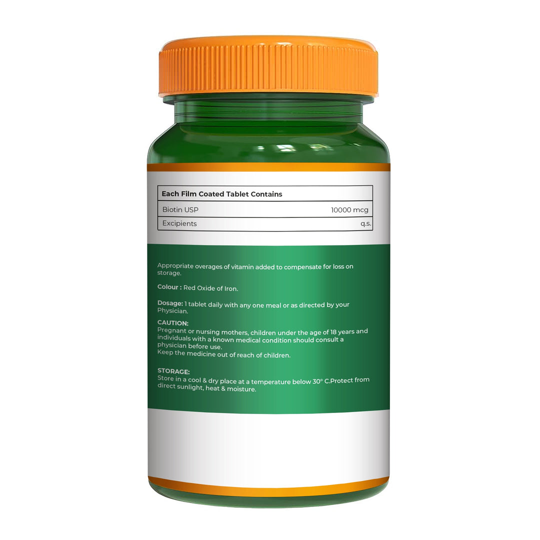 Pure Nutrition Biotin 10,000 mcg | Pharma Grade